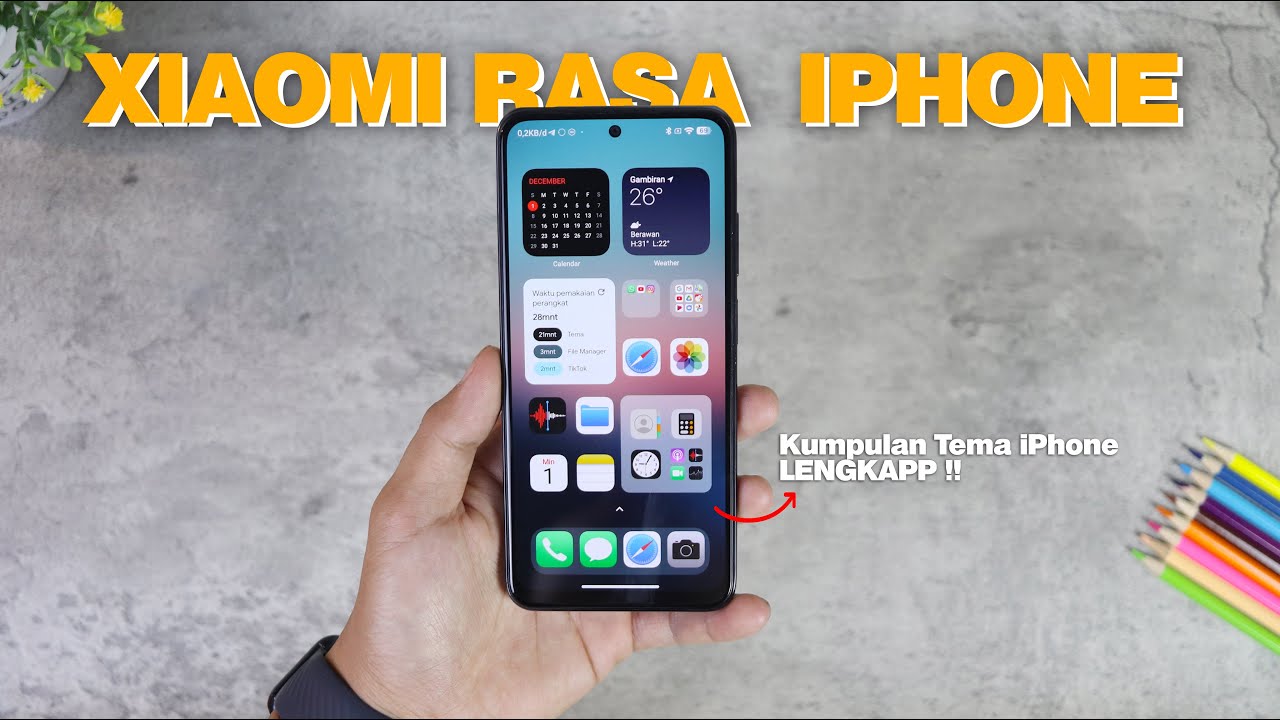 INI YANG KAMU CARI !! 🫣 Kumpulan Tema iPhone / IOS untuk Xiaomi