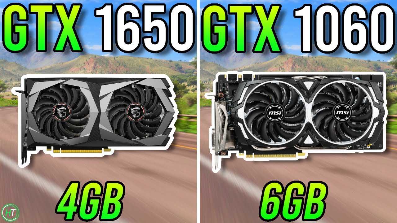 GTX 1650 4GB vs GTX 1060 6GB - Big Difference?