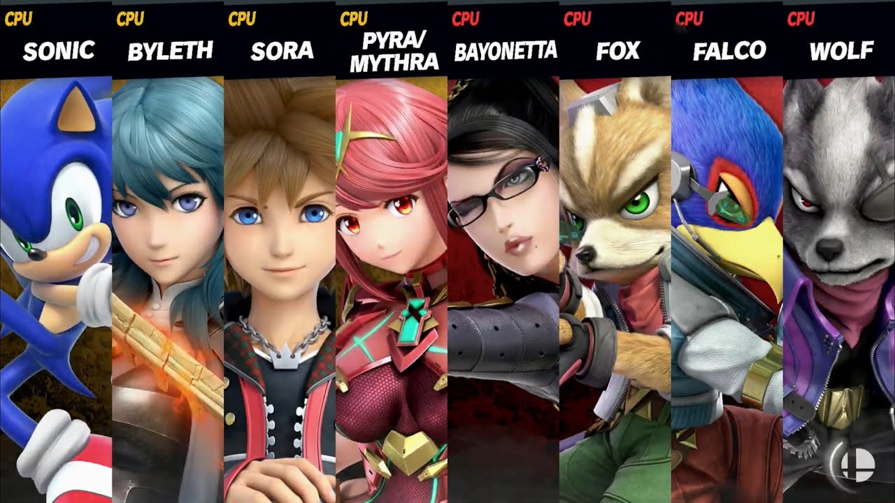 Super Smash Bros. Ultimate - Sonic & DLC Pass vs. Bayonetta & Star Fox