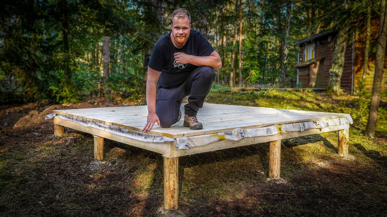Werkstatt im Wald - Holzboden
