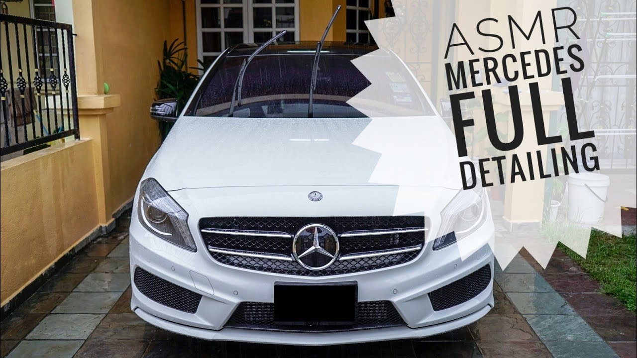 ASMR Detailing The Mercedes A200 W176 \\ Sony A7iii
