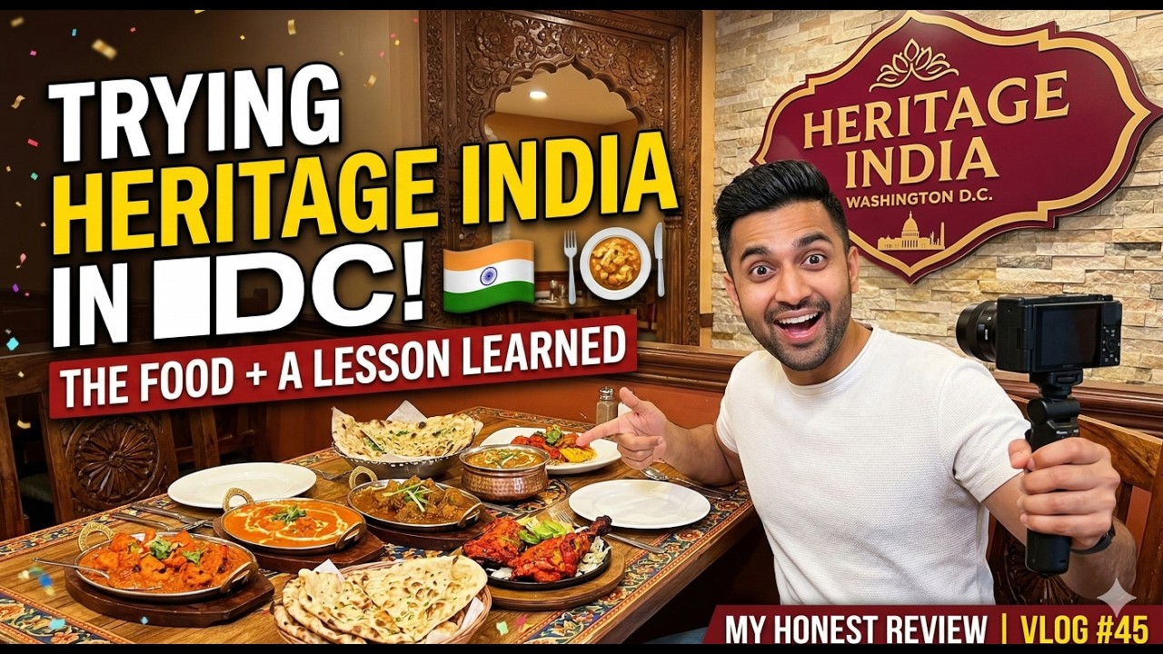 Trying HERITAGE INDIA in D.C.