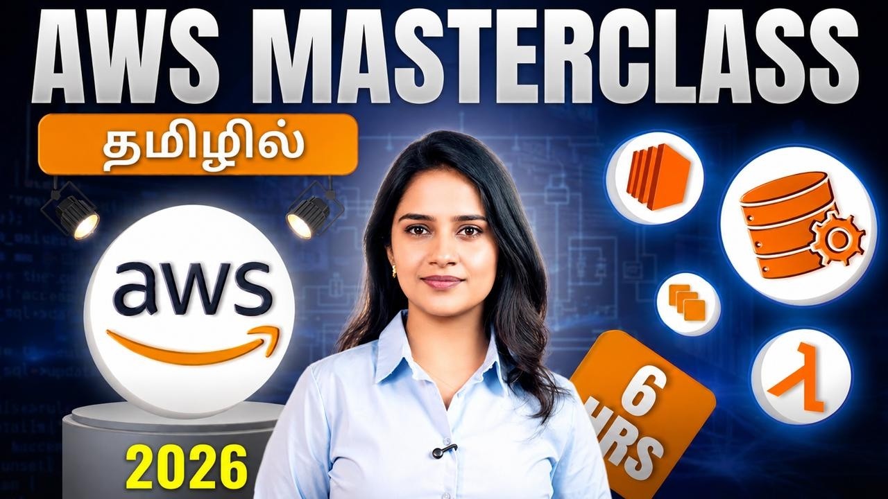 AWS in ONE VIDEO For Beginners 🔥 | AWS Full Course Tutorial (6+ Hours) Tamil