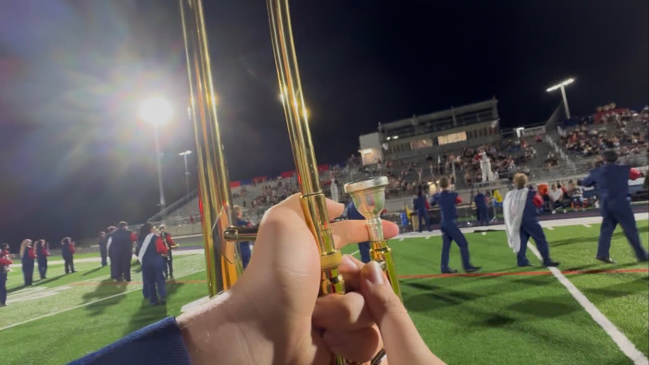 Paint It Black - ARHS Marching Band 2024 Show (Final Football Game) - Trombone Cam