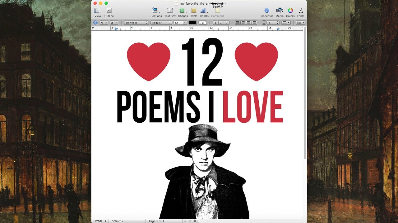 My 12 Favorite Poems! (recommendations) | Literature In The Dark