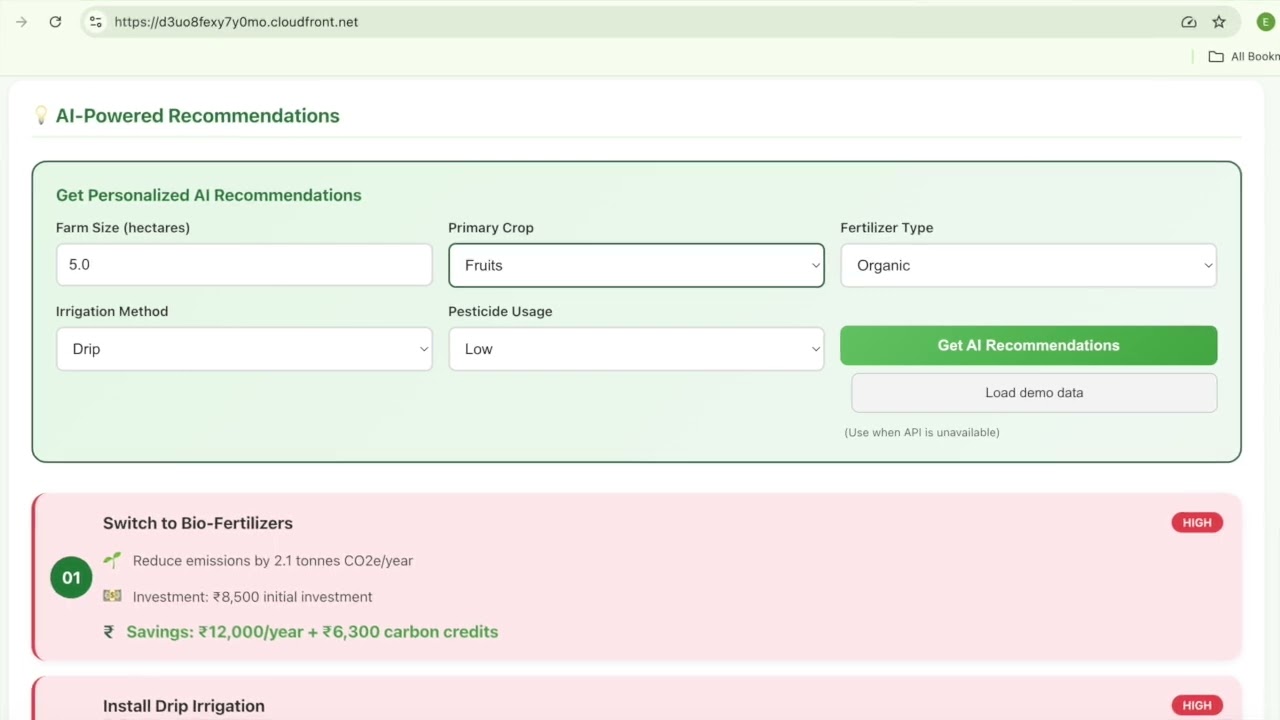 aiforbharat-Kisan Sarthi &ndash;AI powered Farmer&rsquo;s decarbonization platform