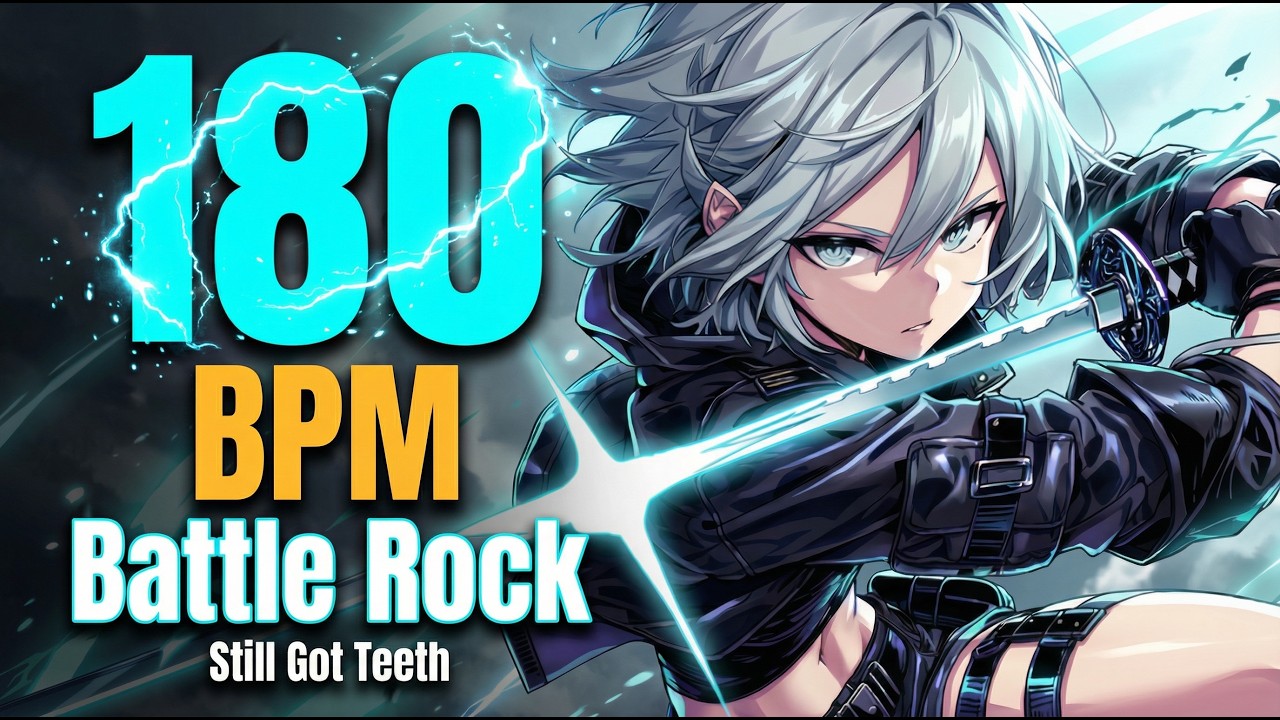 Work Background Music — Still Got Teeth | 180BPM Battle Rock