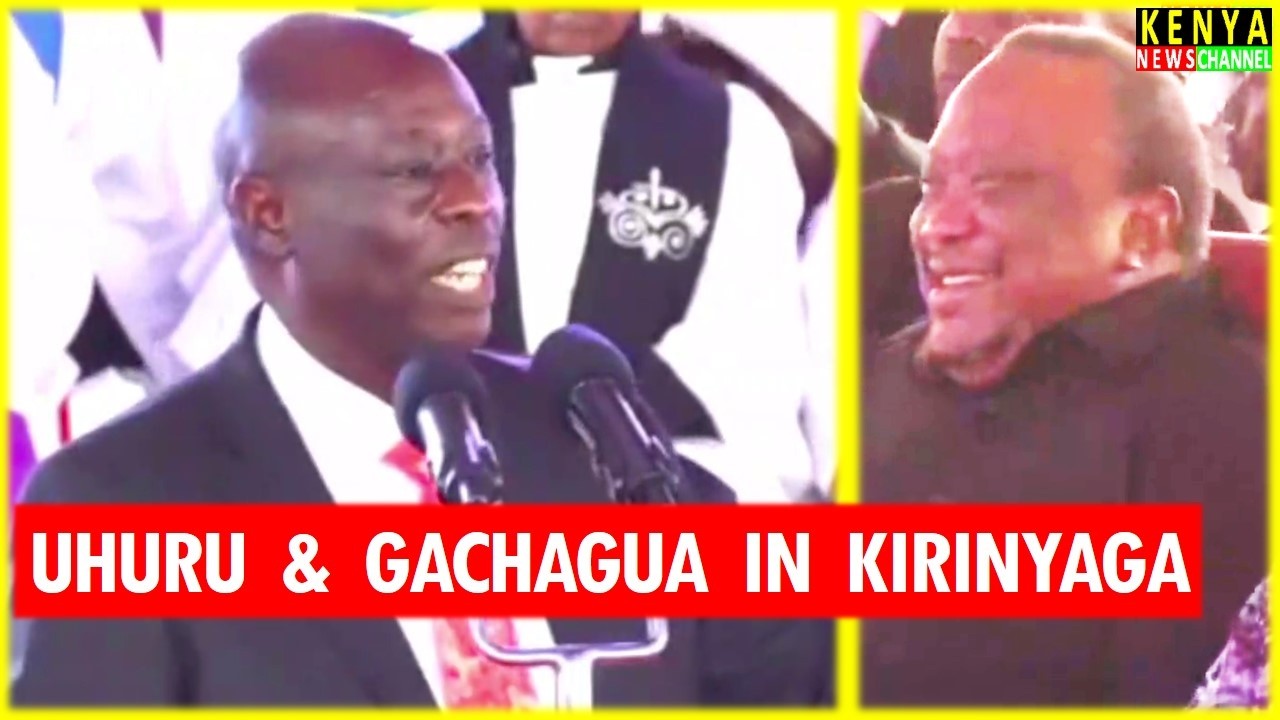 Gachagua FULL HILARIOUS speech in front of Uhuru Kenyatta, Kalonzo & Matiangi today in Kirinyaga