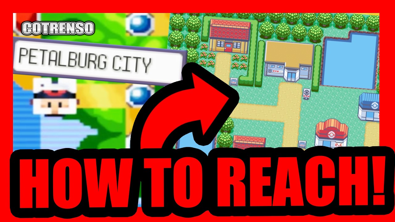 📍 HOW to GET to PETALBURG CITY in POK&Eacute;MON RUBY, SAPPHIRE & EMERALD (ROUTE 102 GUIDE!) 🏢👟