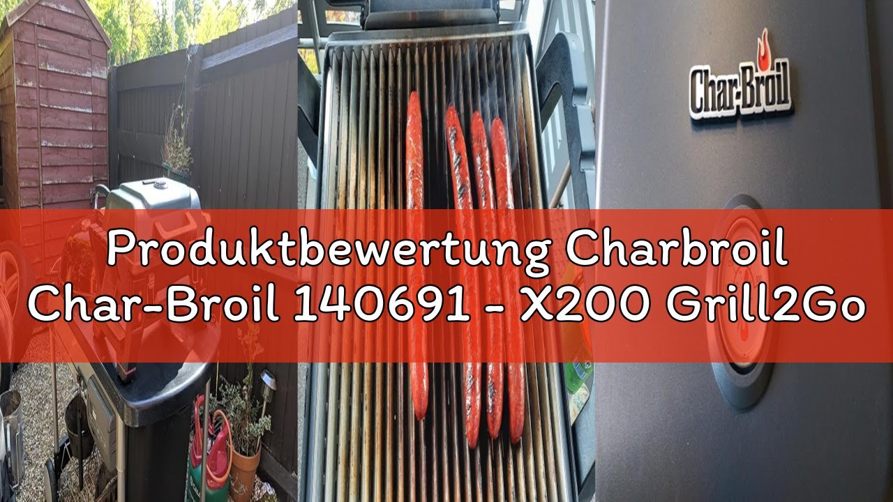 Produktbewertung Charbroil Char-Broil 140691 - X200 Grill2Go Tragbare Gasgrill