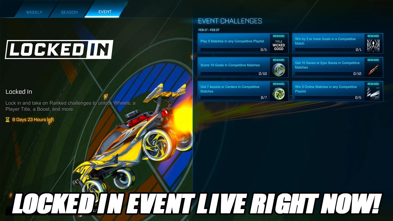 *НОВОЕ* Событие &laquo;ЗАБЛОКИРОВАНО&raquo; уже доступно в Rocket League! (БЕСПЛАТНЫЕ ПРЕДМЕТЫ!!) - Обновлени...
