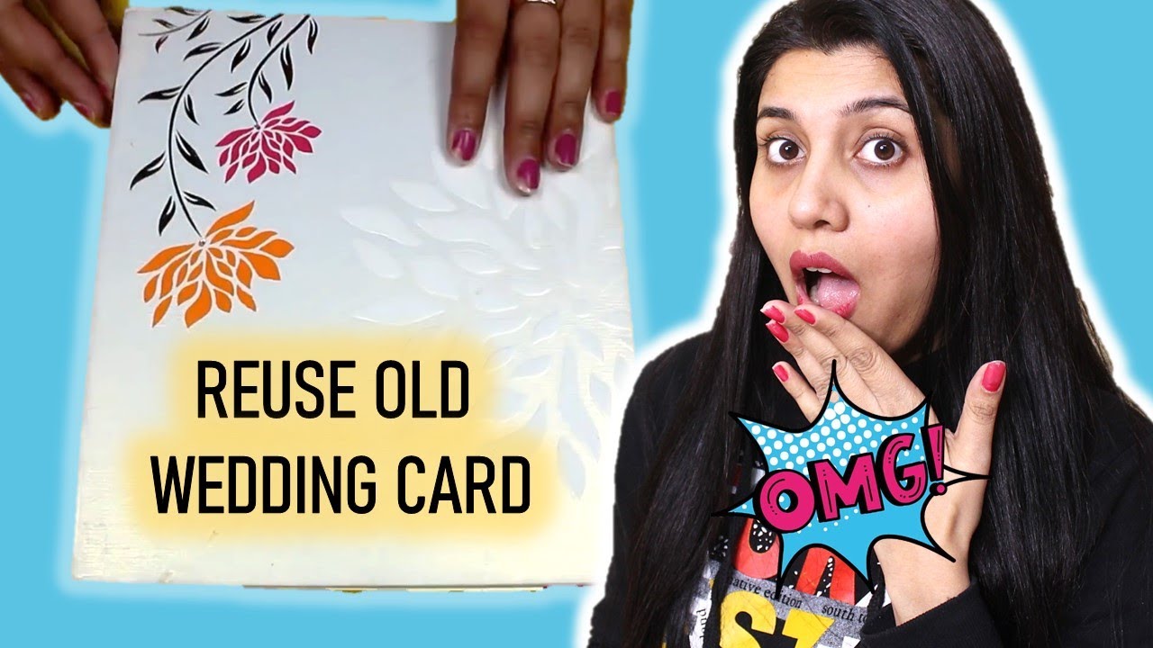 How to Reuse Old Wedding Cards at Home II Recycling II Creative Diaries