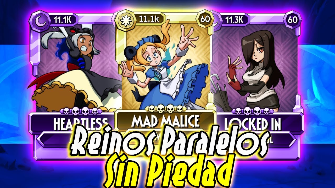 ¡EL TRÍO PROHIBIDO! ☠️ ROMPIENDO Reinos Paralelos SIN PIEDAD | Skullgirls Mobile