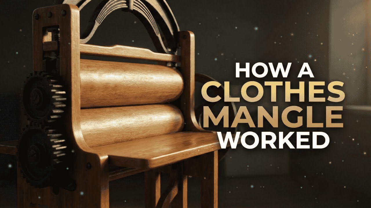 &ldquo;How a Clothes Mangle Worked: The Old Laundry Machine Explained