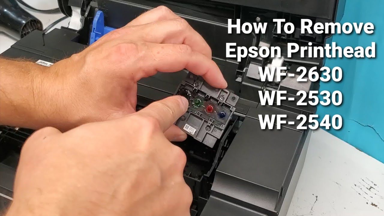 How to Replace Printhead Epson WF-2630 WF-2530 WF-2540 WF-2510 WF-2520