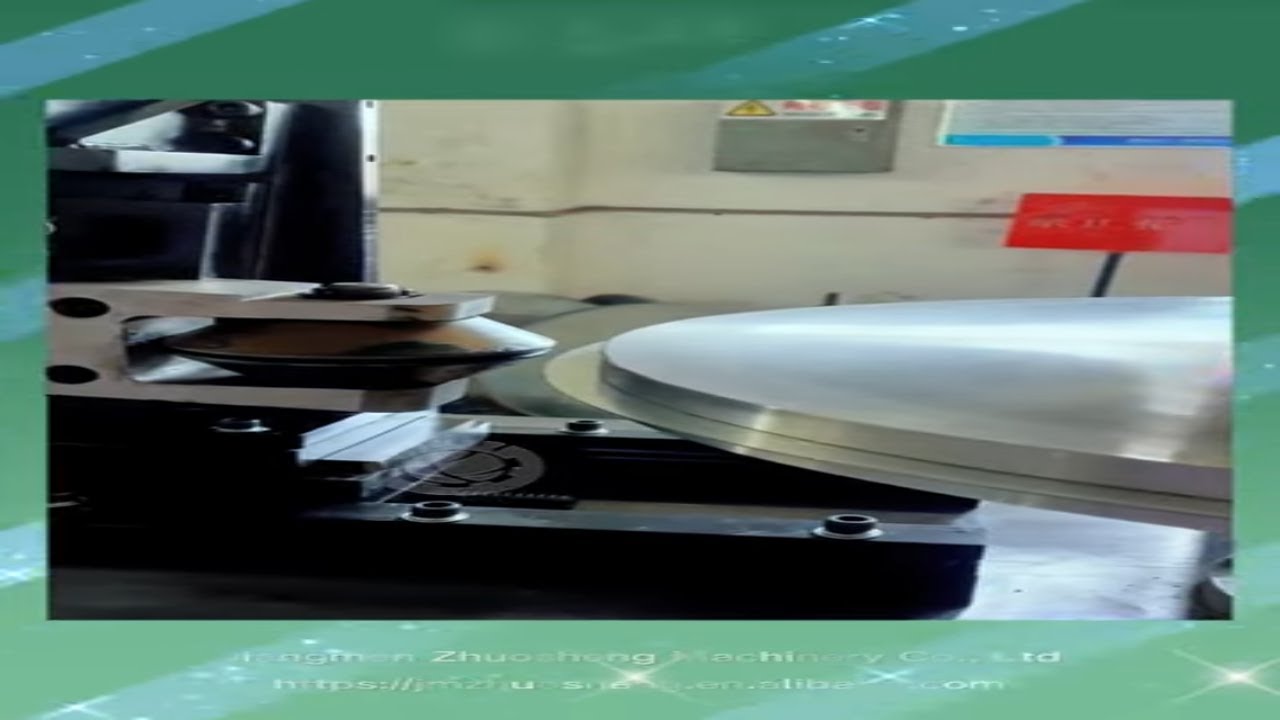 Automatic hydraulic stainless steel head round tray flanging machine