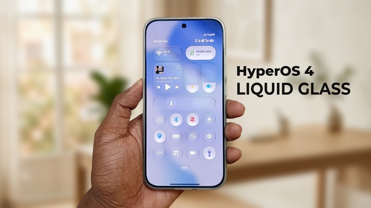 Turn Your Xiaomi into HyperOS 4 with This Liquid Glass Control Centre! ✨