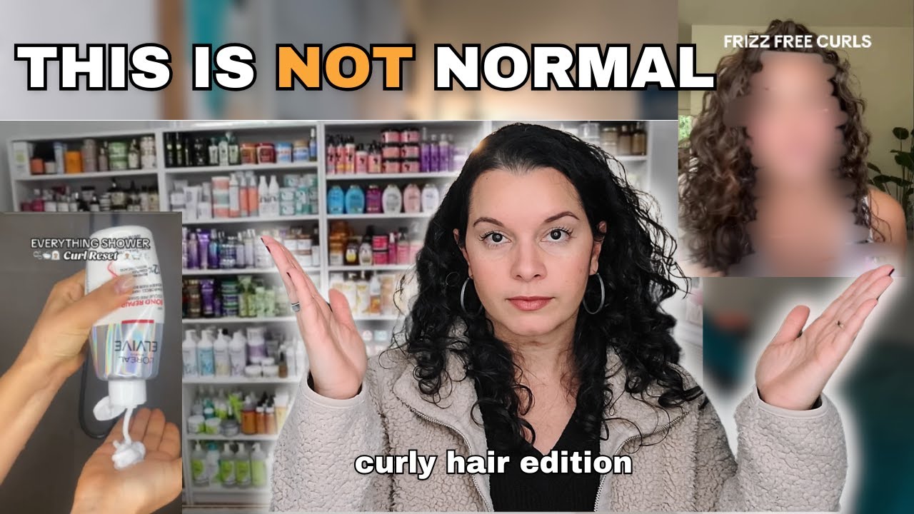 5 Things CURLY Hair Influencers Have Brainwashed Us Into Thinking Are Normal But Aren't