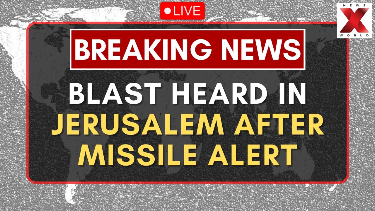 Middle East Tensions LIVE: Israeli military activates air defences after missile alert in Jerusalem