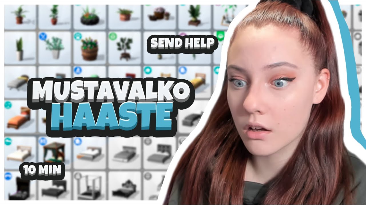 SISUSTETAAN NÄYTTÖ MUSTAVALKOSENA, MUT TE NÄÄTTE VÄRIT.. 😨