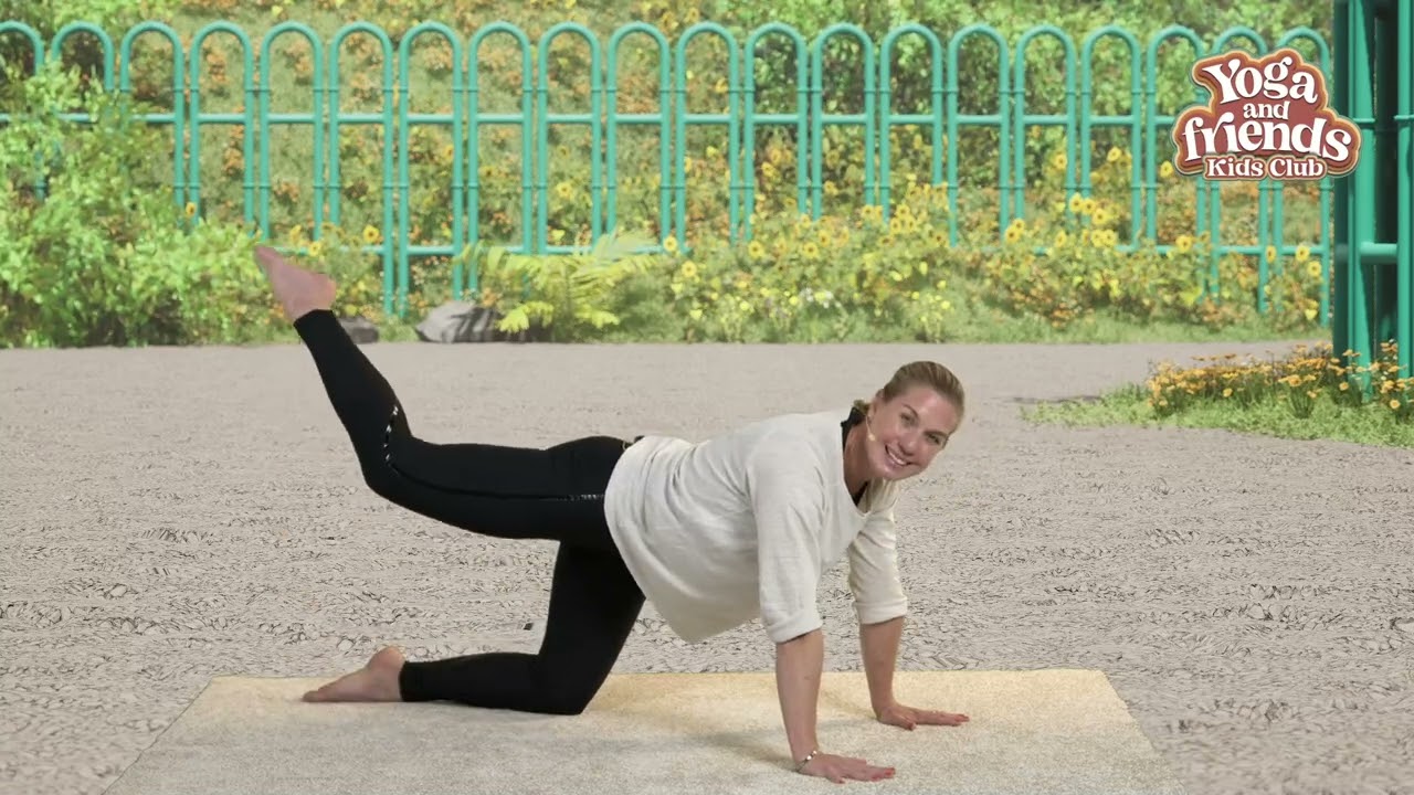 Hel Barnyoga-saga och ett smakprov på Yoga and Friends Kids Club! Fler filmer i appen!
