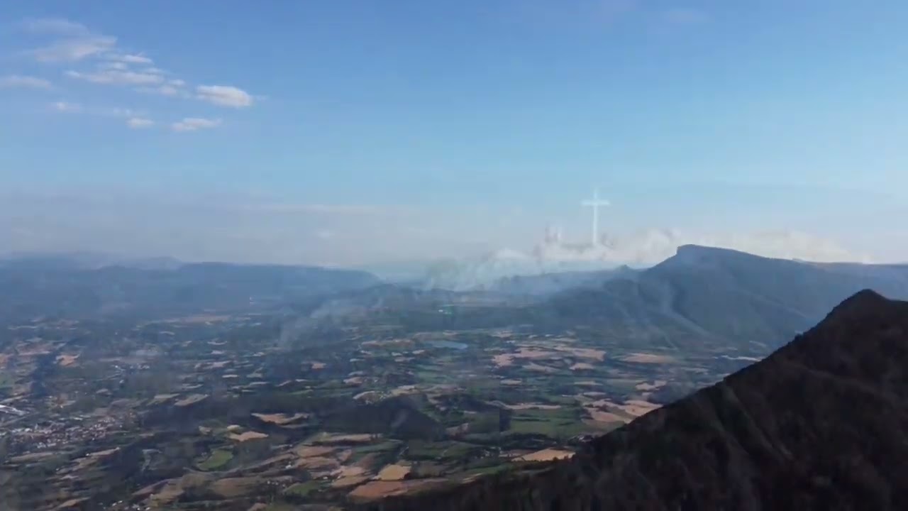 Panorama du pic de charance  à GAP en hautes alpes.