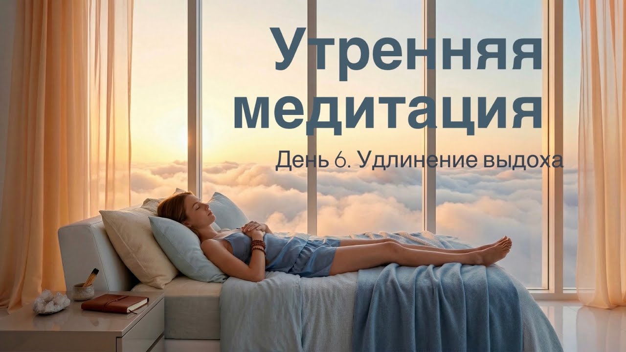 Медитация утром для хорошего начала дня. Возвращение в тело. Наблюдение за дыханием 
