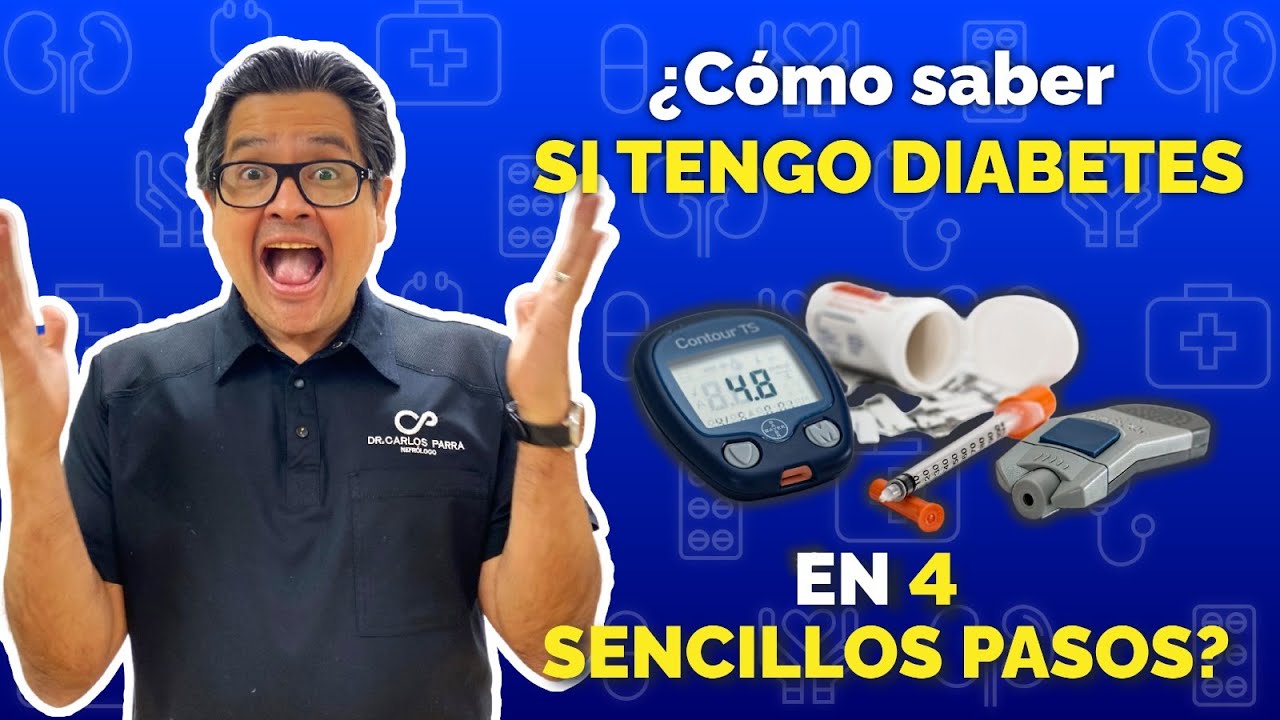 ¿Cómo saber si tengo DIABETES en 4 sencillos PASOS?  🍬