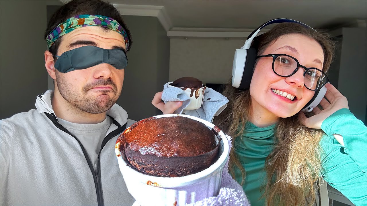 Sevgilimle Gözler Kapalı Sufle Yaptık!