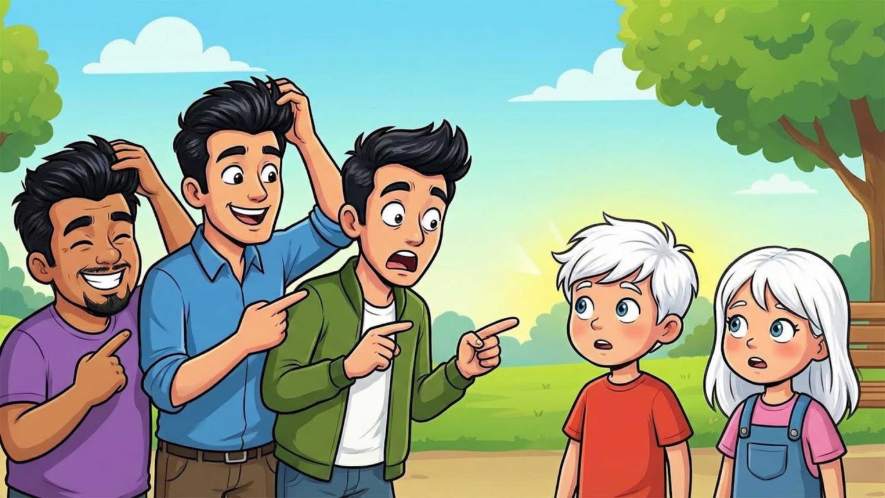 Adults Fear White Hair, Shocked Seeing Two Kids With It