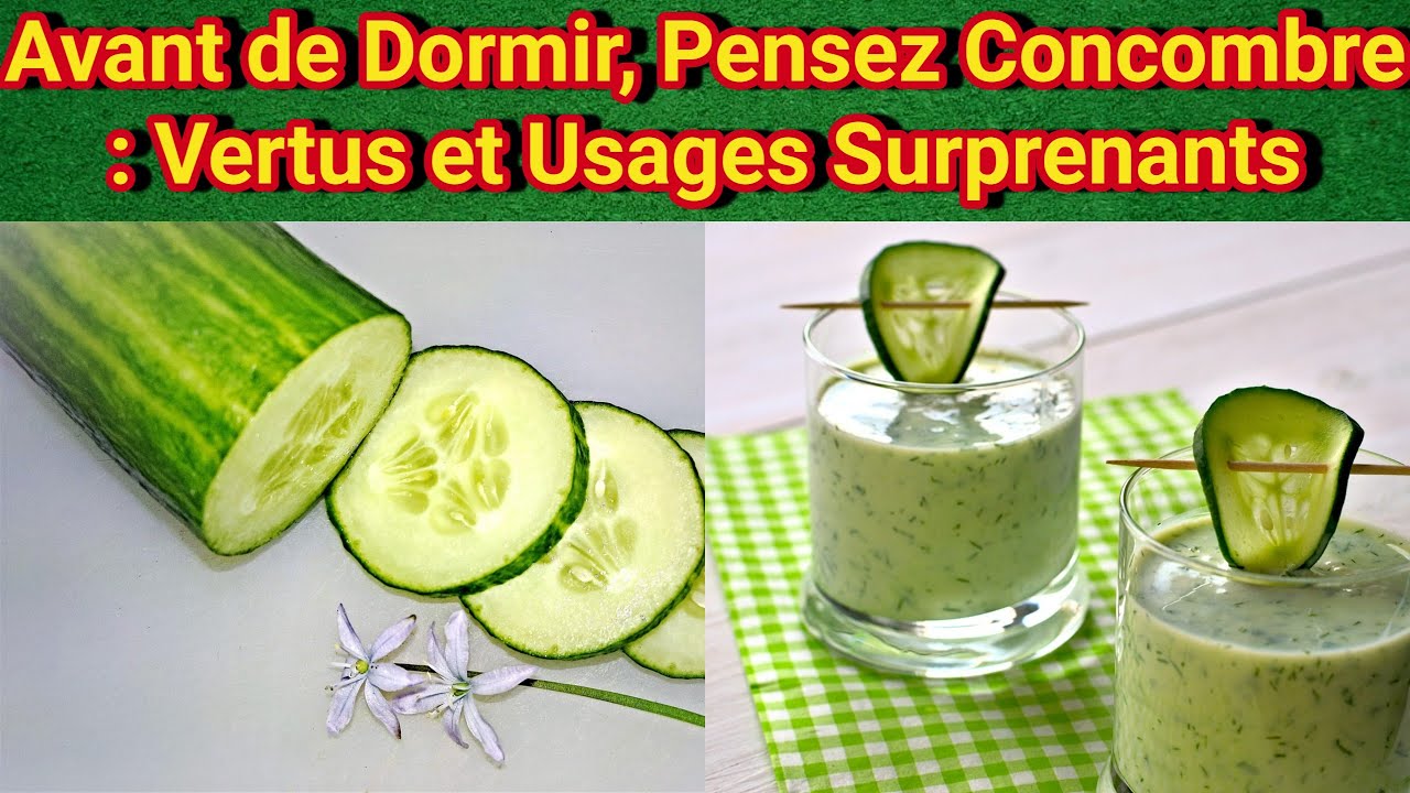 Bienfaits du Concombre : Renforcez Vos Os et Sublimez Votre Peau.