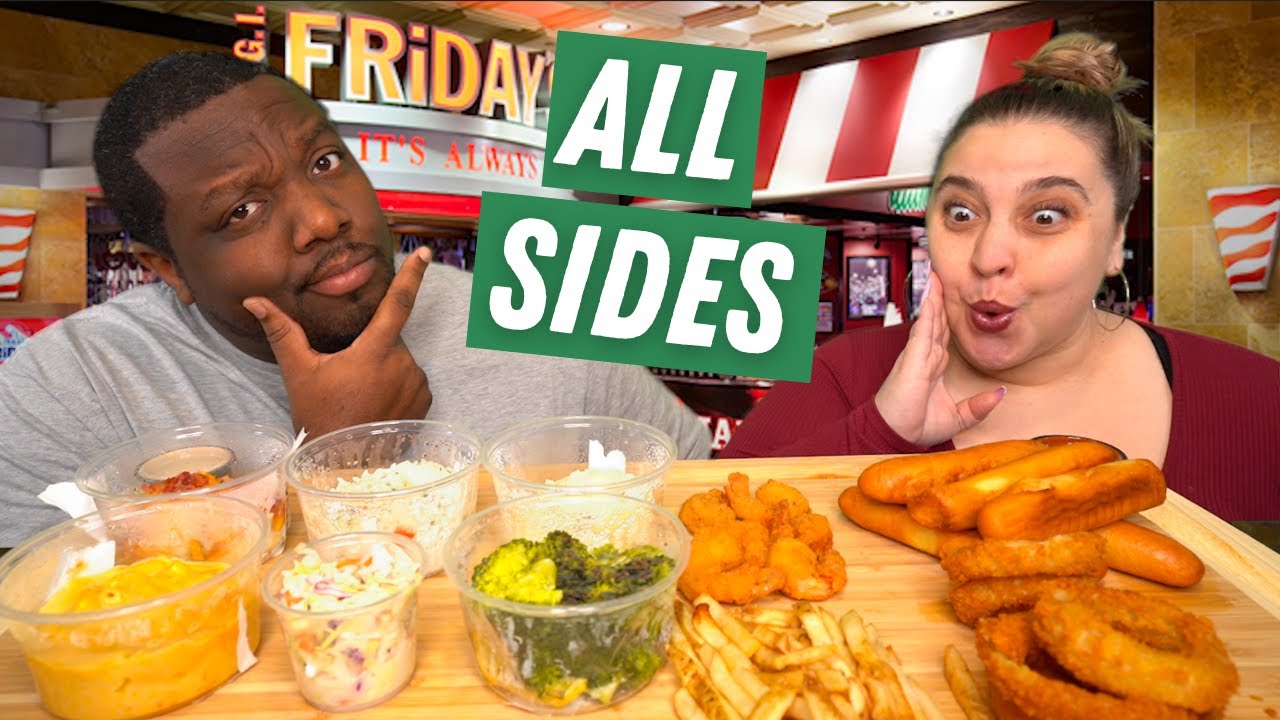 Tasting ALL The Sides From TGI Friday's! [Taste Test]