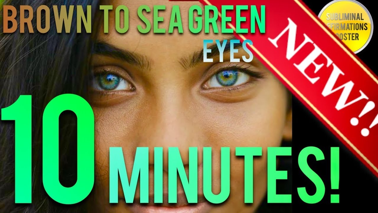 🎧 BROWN TO GOLDEN SEA GREEN EYES W/ LIMBAL RING IN 10 MINUTES! SUBLIMINAL AFFIRMATIONS BOOSTER!