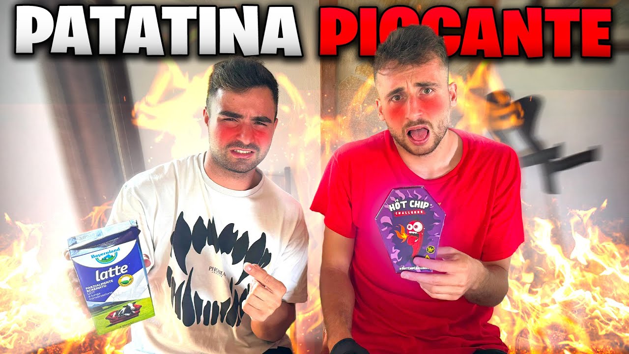 I PIRLASV MANGIANO LA PATATINA PIÙ PICCANTE AL MONDO 🌏 🌶️ (ILLEGALE)