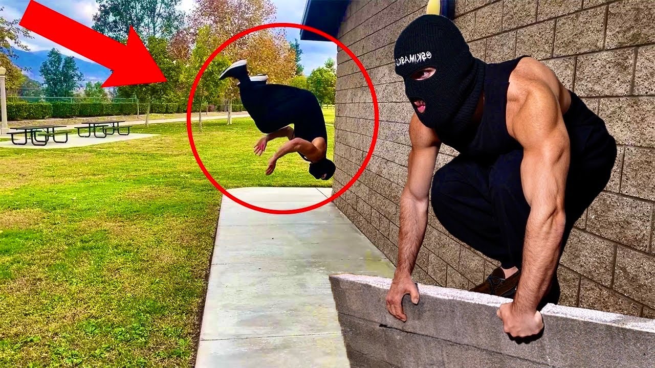 Fitness Influencer Tries Parkour