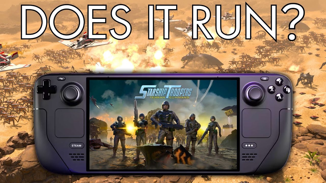 How Does The Steam Deck Run Starship Troopers: Terran Command?