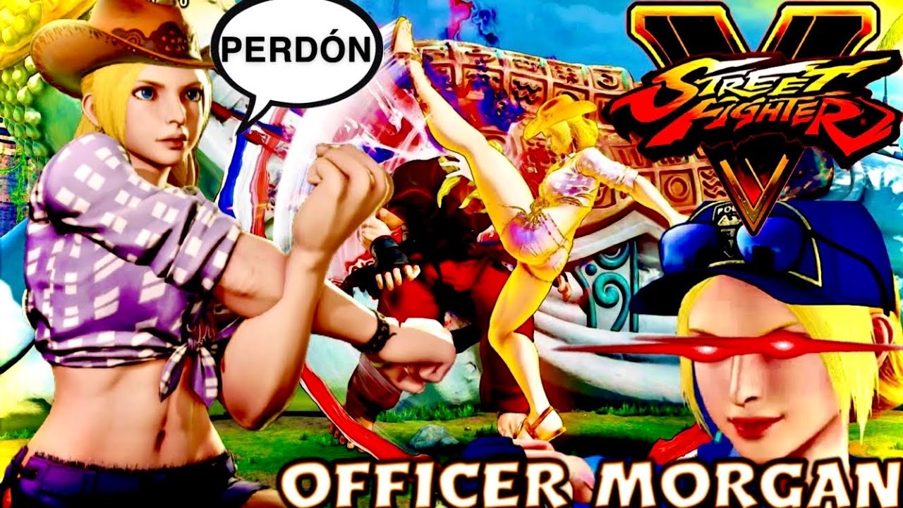 STREET FIGHTER V: Ranked matches with Lucia Morgan (OFFICER ON PATROL)V2