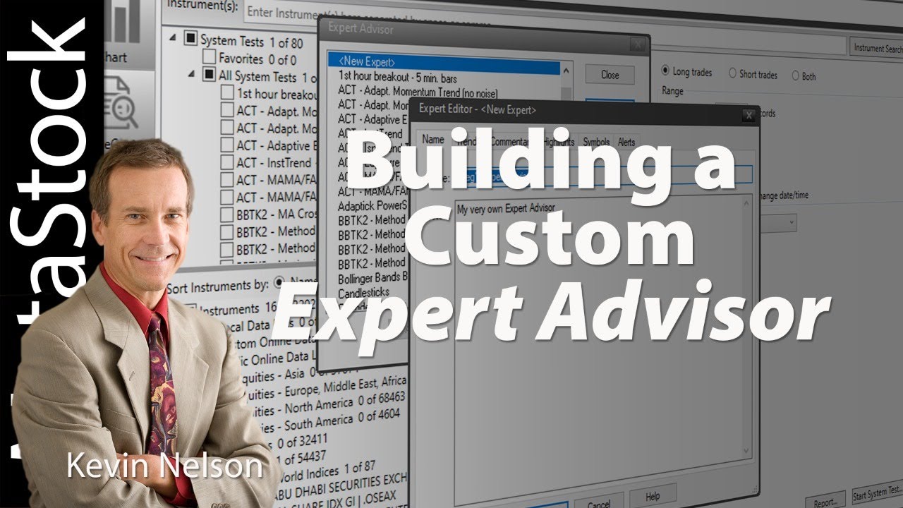Creating a CUSTOM Expert Advisor in MetaStock