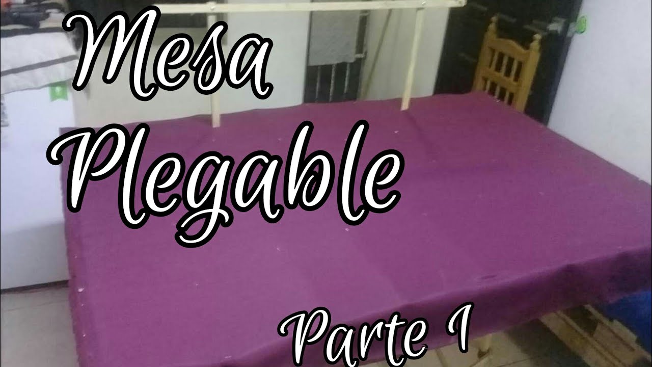 tutorial mesa plegable para viajar