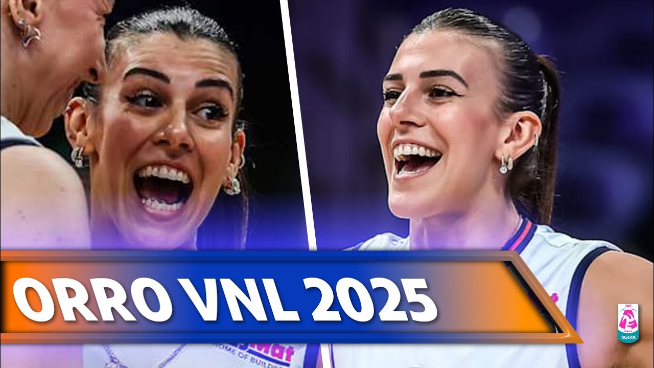 ALESSIA ORRO Best Setter of VNL, All Points in VNL 2025 | Volleyball Nations League 2025