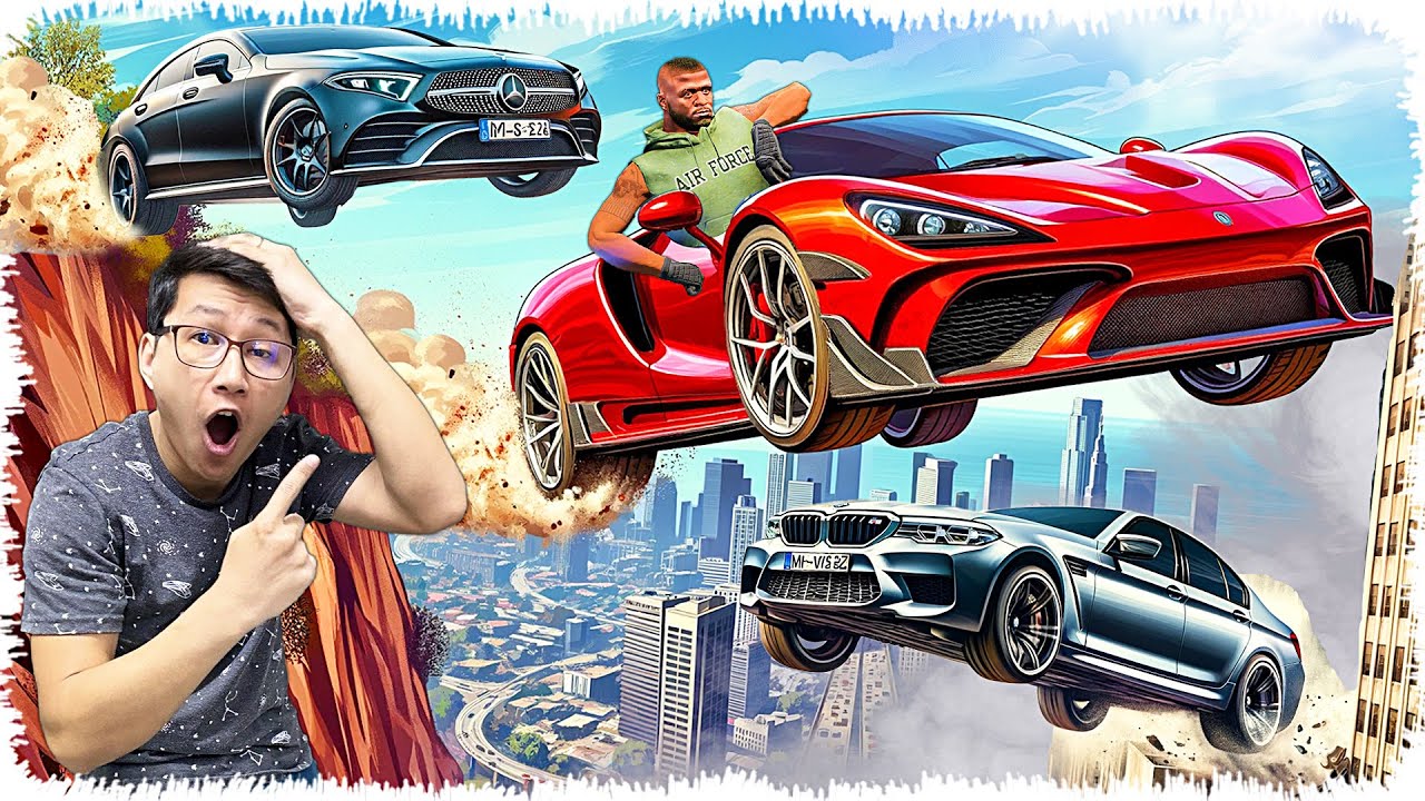 Джонни көлікті сұмдық айдайды екен (GTA V)