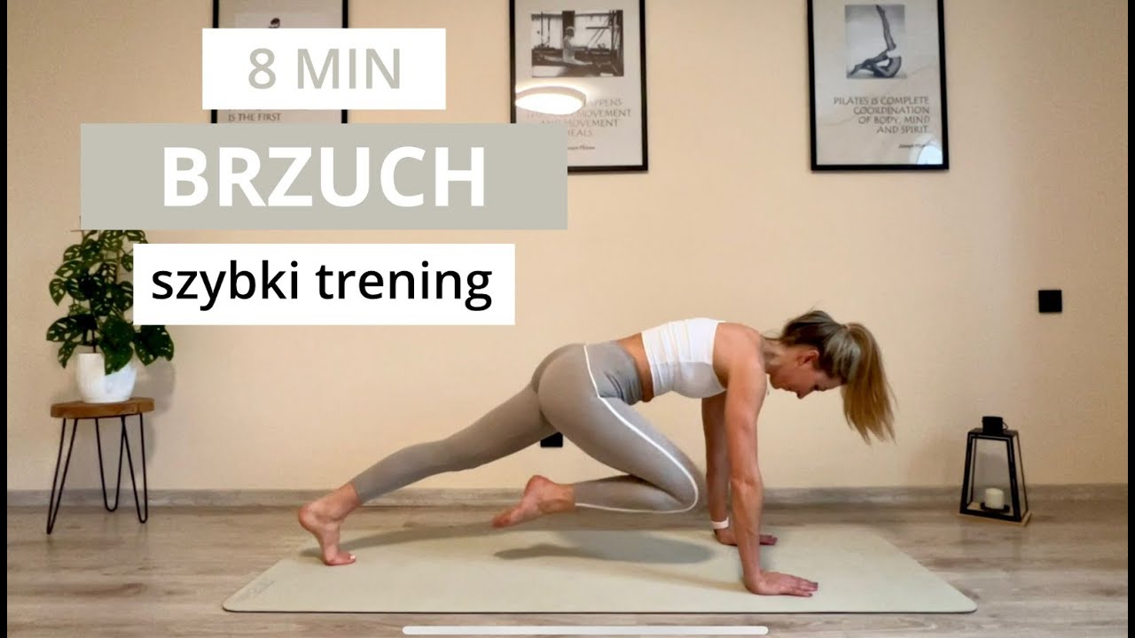 8 MIN Pilates na brzuch | ABS | express | trening |