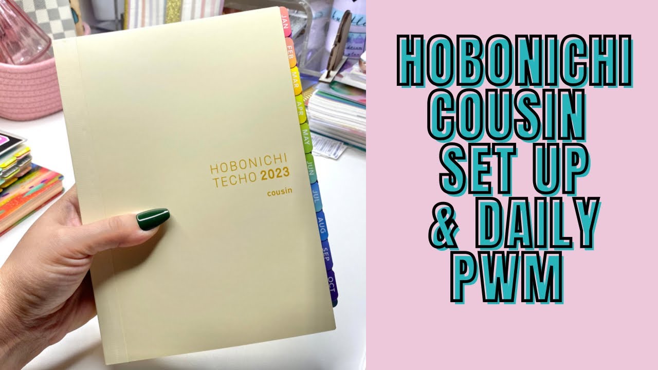NEW! HOBONICHI COUSIN SET UP | DAILY PLAN WITH ME | 2023 PLANNER