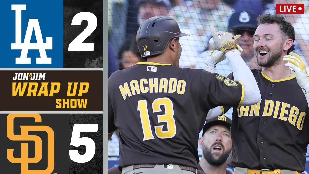 Padres vs dodgers Postgame Wrap Up Show: Padres 5 dodgers 2