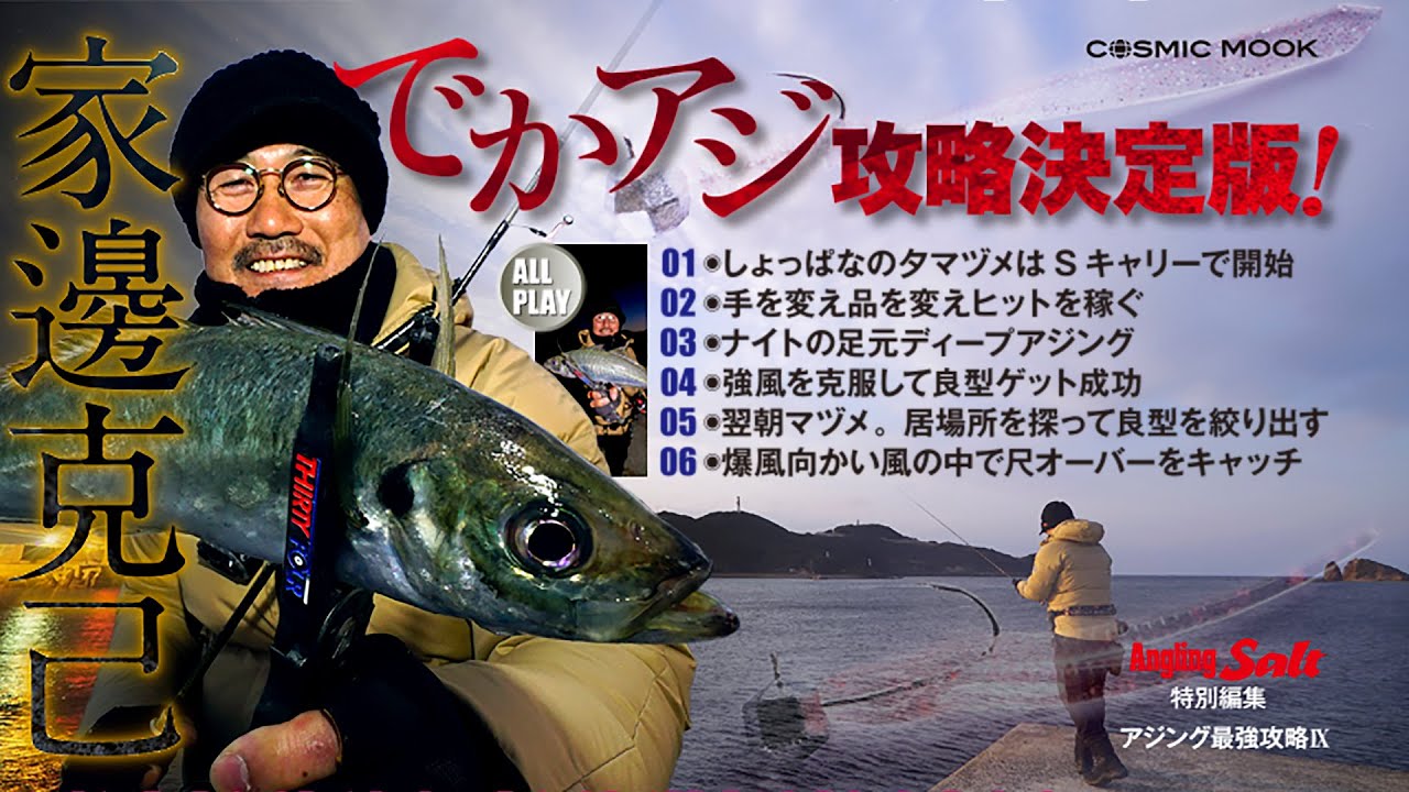 【アジング】でかアジ攻略決定版！～家邊克己
