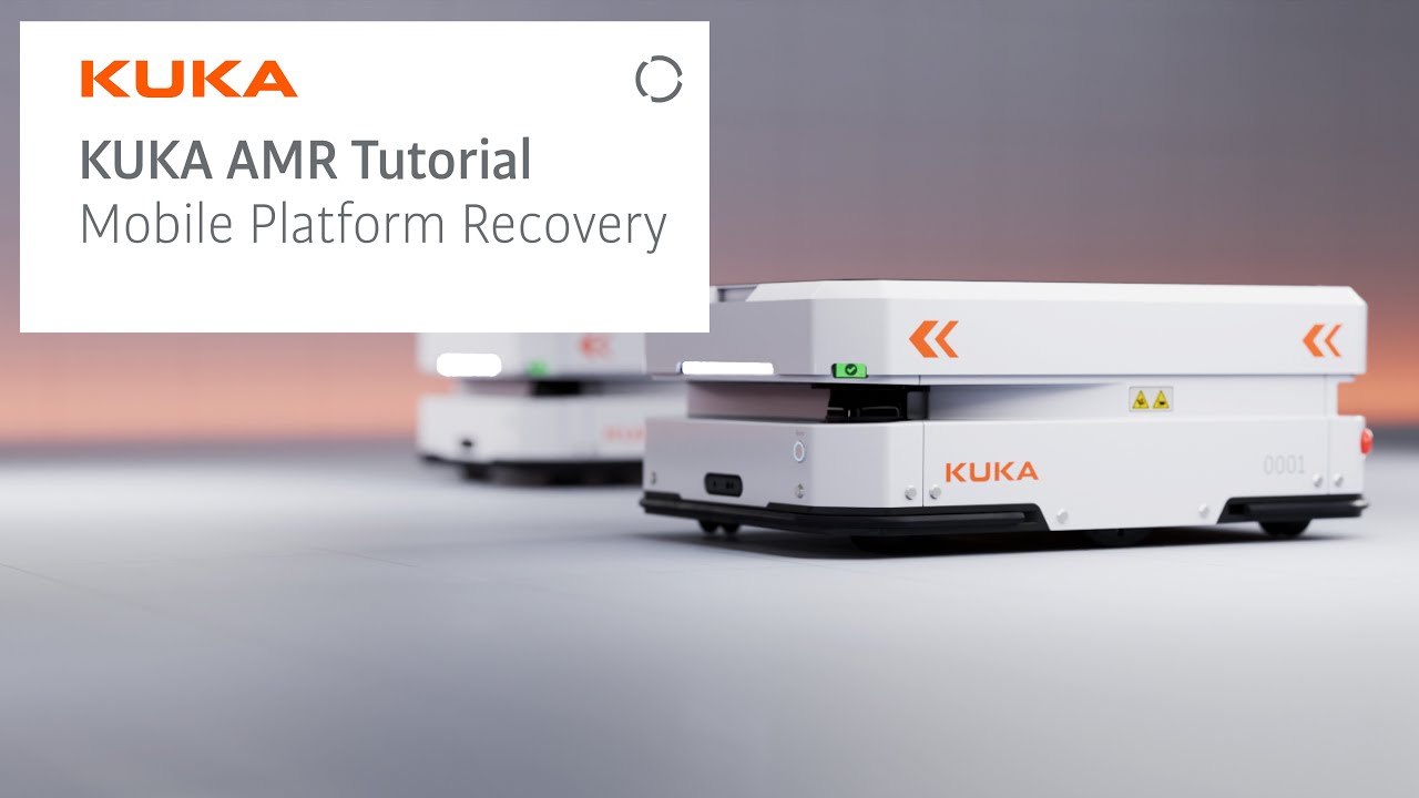 Учебное пособие KUKA AMR — восстановление данных с мобильных платформ