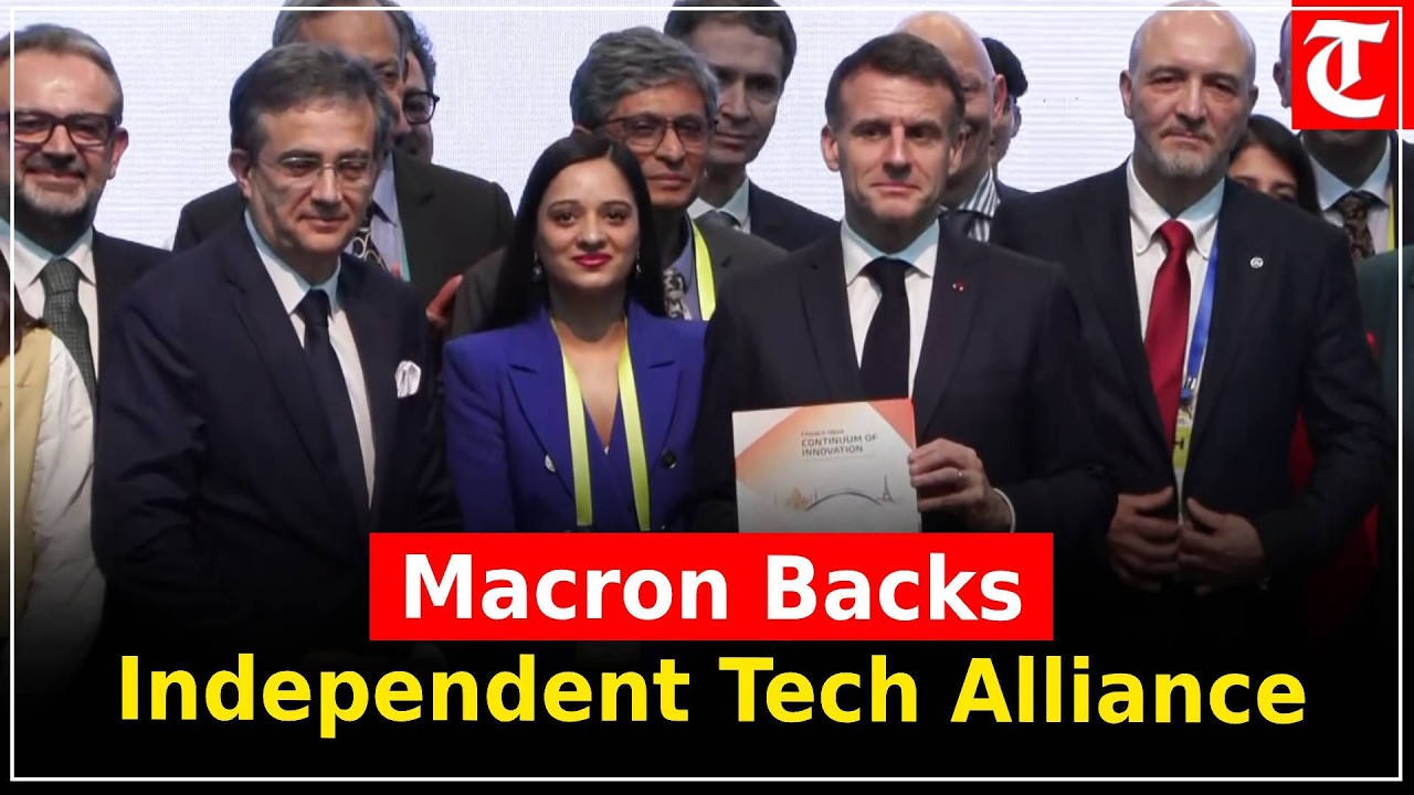 Emmanuel Macron pitches India-France tech model beyond US-China dominance