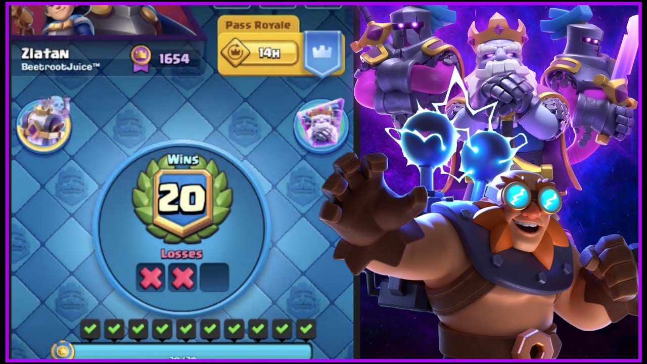 20 Wins with Electro Giant Lighting Deck.!