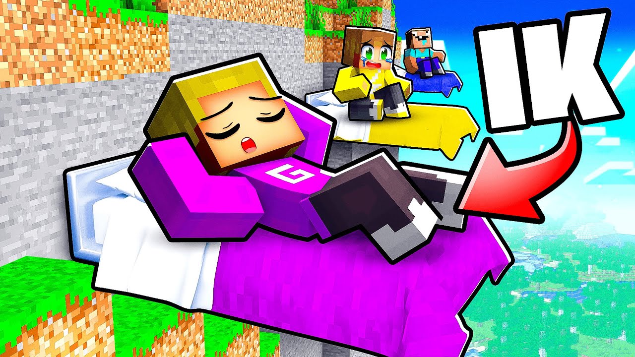 Overnachten Op Het Gevaarlijkste Bed In Minecraft! (Survival)