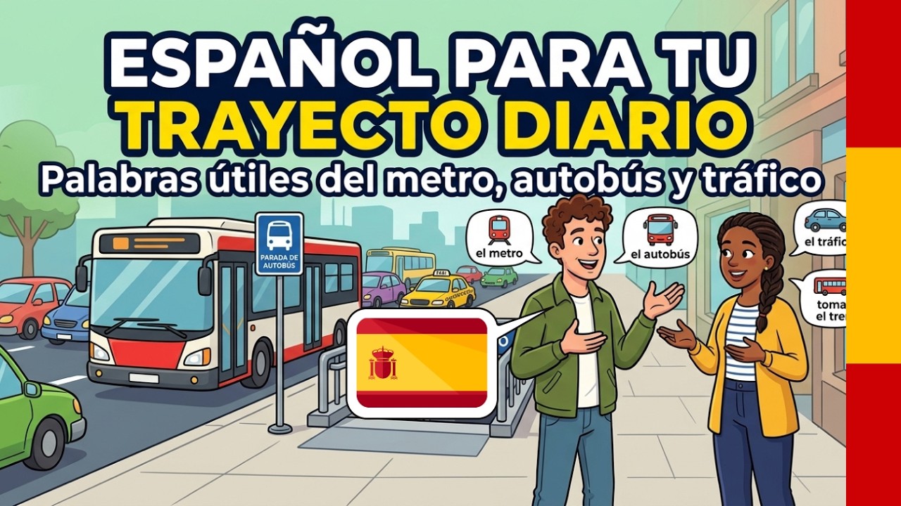 Aprende Español con Podcast: Cómo Describir Tu Trayecto Diario en Español | Español Práctico